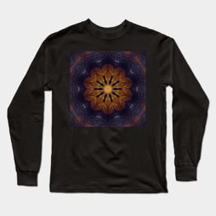 Mandalisa Kaleidoscope [textures] Pattern (Seamless) 6 Long Sleeve T-Shirt